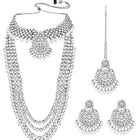Kundan & Beads Bridal Set by Peora | Traditional Bridal Fashion Jewellery

