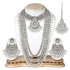 Kundan & Beads Bridal Set by Peora | Traditional Bridal Fashion Jewellery

