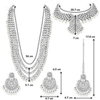 Kundan & Beads Bridal Set by Peora | Traditional Bridal Fashion Jewellery

