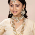 Kundan & Beads Bridal Set by Peora | Traditional Bridal Fashion Jewellery

