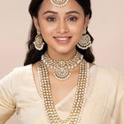 Kundan & Beads Bridal Set by Peora | Traditional Bridal Fashion Jewellery

