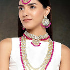Kundan & Beads Bridal Set by Peora | Traditional Bridal Fashion Jewellery

