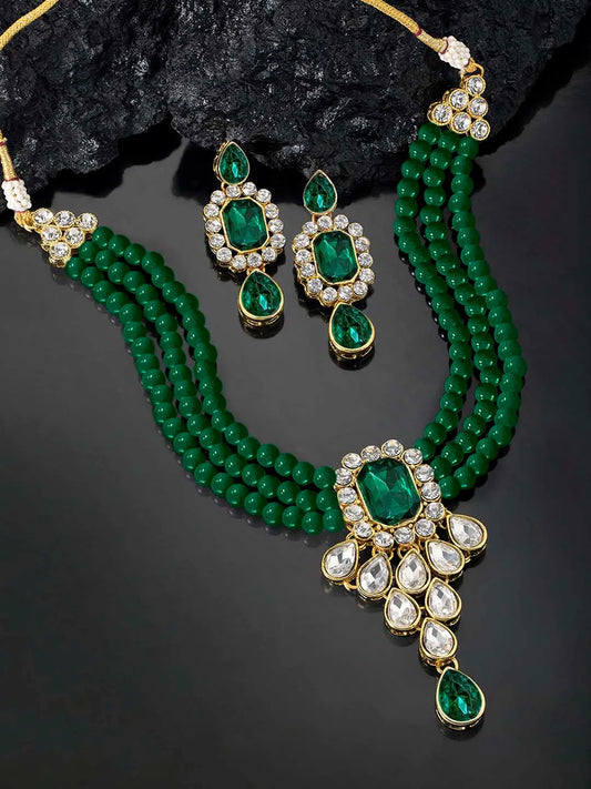 Pearl Choker Necklace Set by Peora | Timeless Pearl Fashion Jewellery

