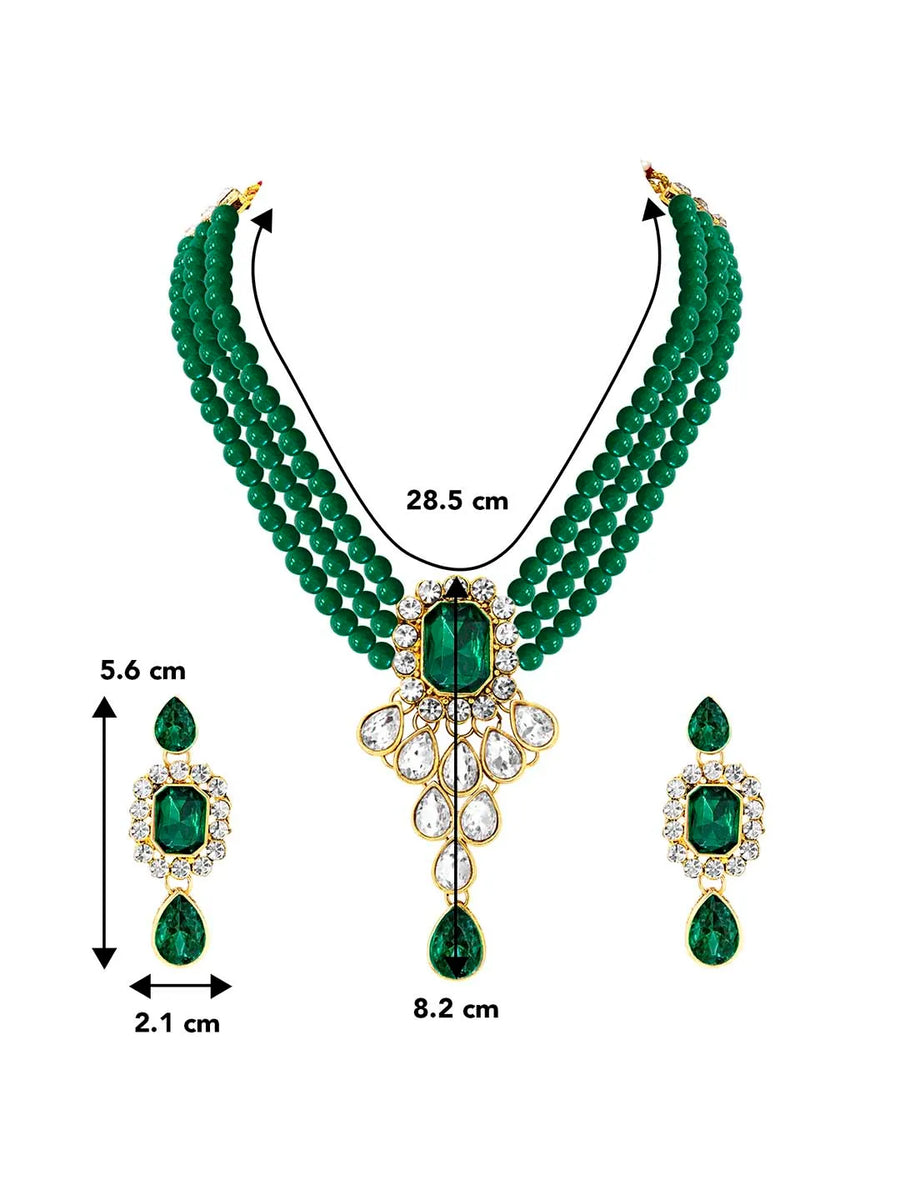 Pearl Choker Necklace Set by Peora | Timeless Pearl Fashion Jewellery


