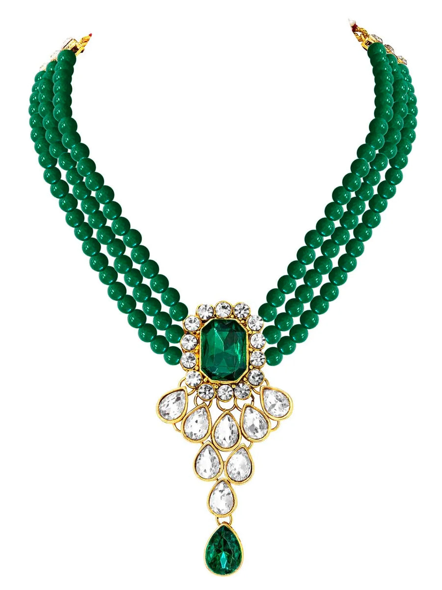 Pearl Choker Necklace Set by Peora | Timeless Pearl Fashion Jewellery

