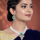 Pearl Choker Necklace Set by Peora | Timeless Pearl Fashion Jewellery

