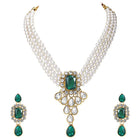 Pearl Choker Necklace Set by Peora | Timeless Pearl Fashion Jewellery

