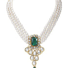Pearl Choker Necklace Set by Peora | Timeless Pearl Fashion Jewellery


