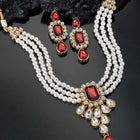 Pearl Choker Necklace Set by Peora | Timeless Pearl Fashion Jewellery

