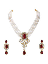 Pearl Choker Necklace Set by Peora | Timeless Pearl Fashion Jewellery

