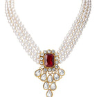 Pearl Choker Necklace Set by Peora | Timeless Pearl Fashion Jewellery


