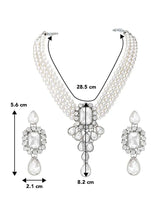 Pearl Choker Necklace Set by Peora | Timeless Pearl Fashion Jewellery

