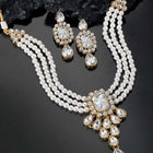 Pearl Choker Necklace Set by Peora | Timeless Pearl Fashion Jewellery


