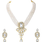 Pearl Choker Necklace Set by Peora | Timeless Pearl Fashion Jewellery

