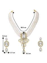 Pearl Choker Necklace Set by Peora | Timeless Pearl Fashion Jewellery

