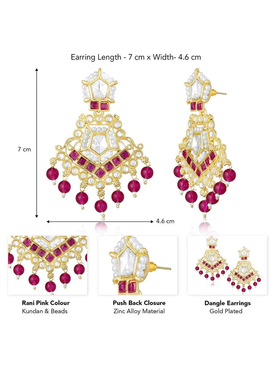 Radiant Dangle Earrings – Elegant Jewellery by Peora

