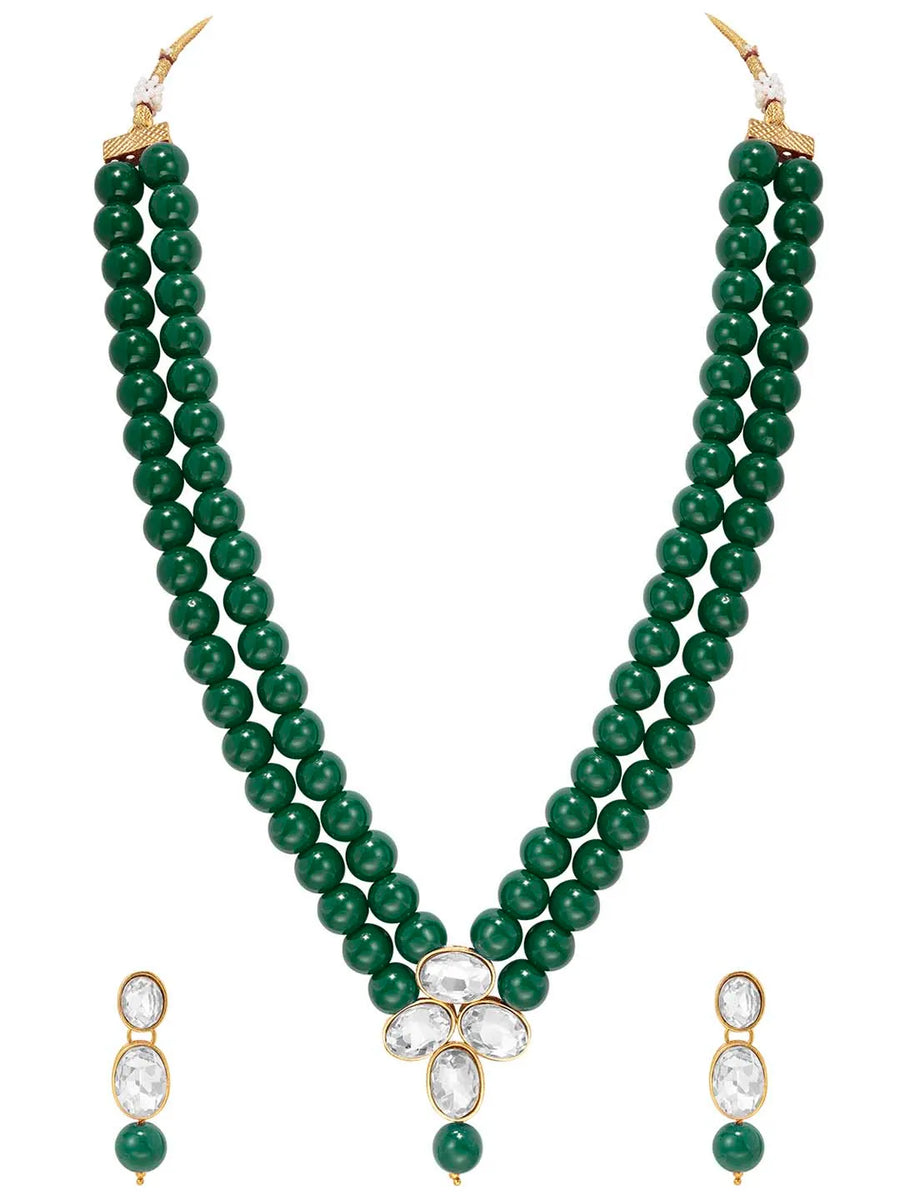 Elegance Necklace Set by Peora | Graceful Fashion Jewellery Collection

