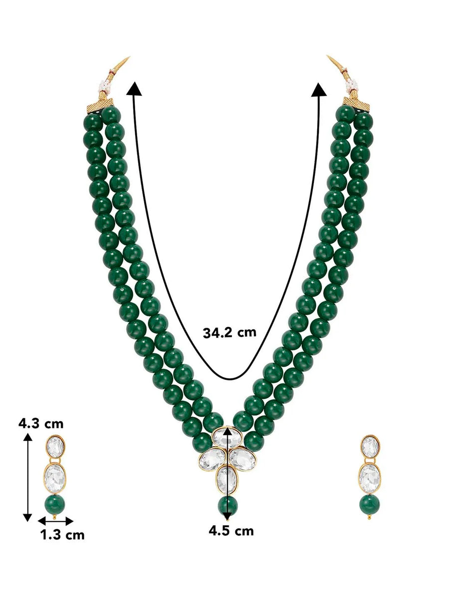 Elegance Necklace Set by Peora | Graceful Fashion Jewellery Collection

