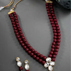 Elegance Necklace Set by Peora | Graceful Fashion Jewellery Collection

