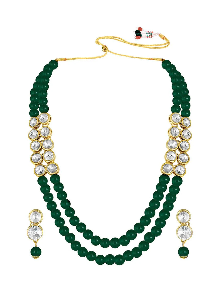 Pearl Stone Necklace by Peora | Elegant Fashion Jewellery for Women

