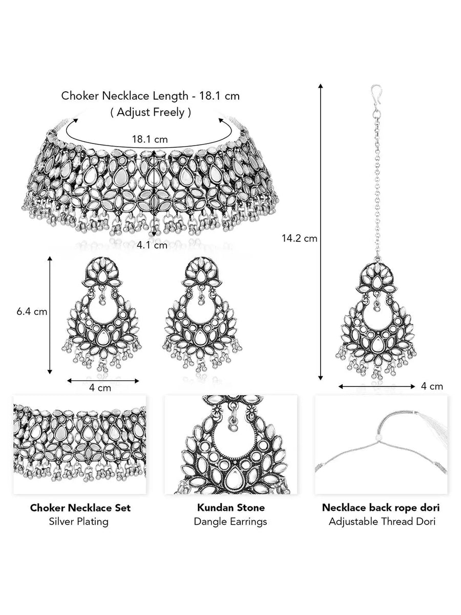 Choker & Earrings Set by Peora – Complete Your Look with Elegant Style