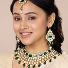 Choker Set with Crystal – Sparkling Ethnic Jewellery | Peora
