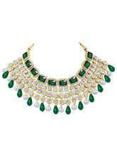 Choker Set with Crystal – Sparkling Ethnic Jewellery | Peora