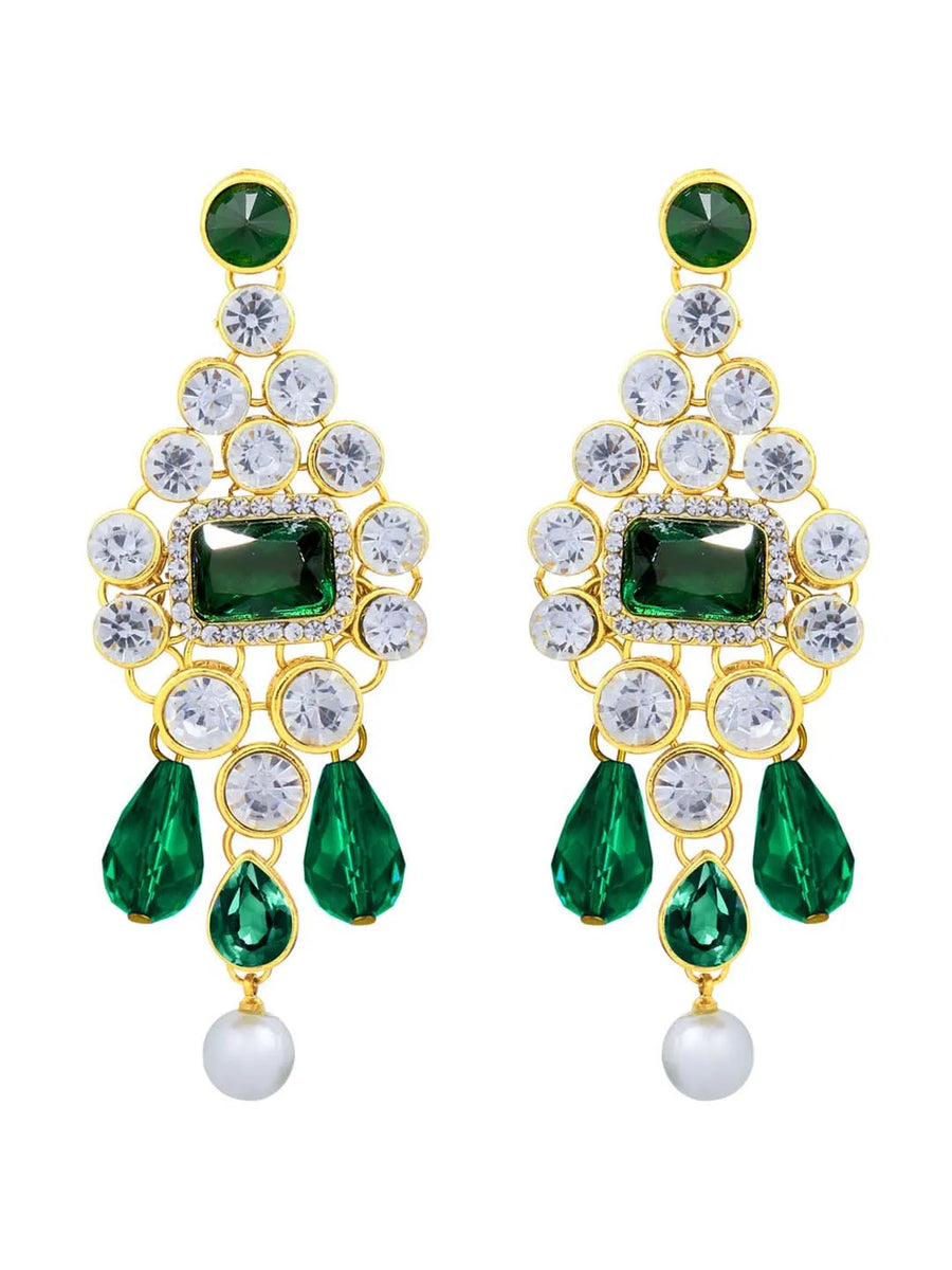 Choker Set with Crystal – Sparkling Ethnic Jewellery | Peora
