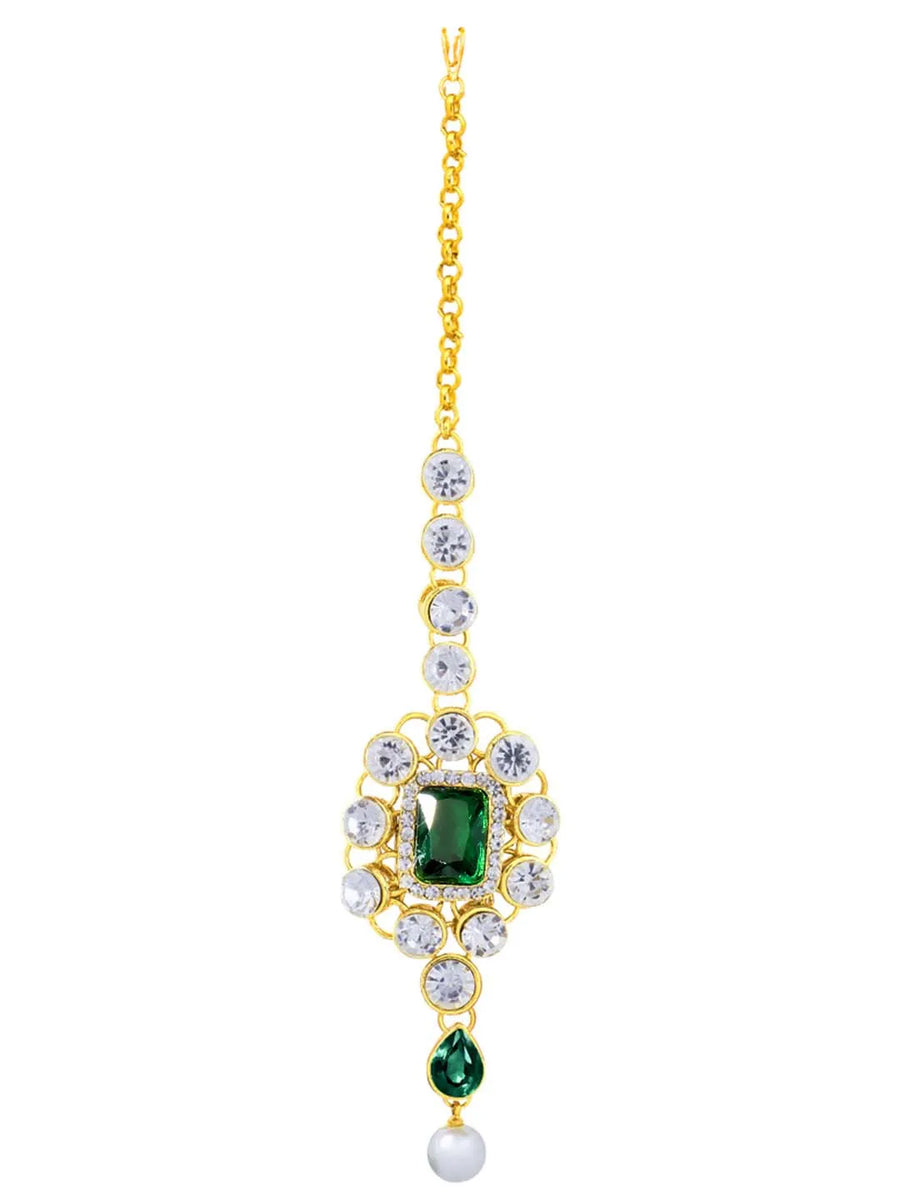 Choker Set with Crystal – Sparkling Ethnic Jewellery | Peora