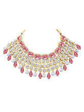 Royal Radiance Choker Set with Crystal