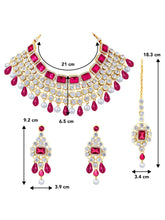 Royal Radiance Choker Set with Crystal