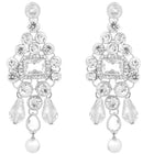 Royal Radiance Choker Set with Crystal - Rodium White