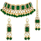 Crystals Choker Set by Peora | Sparkling Fashion Jewellery for Women

