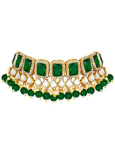 Crystals Choker Set by Peora | Sparkling Fashion Jewellery for Women

