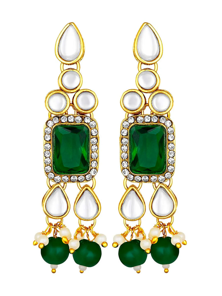 Crystals Choker Set by Peora | Sparkling Fashion Jewellery for Women

