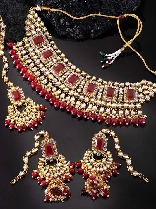 Elegant Pearl Choker Set Online | Classic & Stylish Designs – Peora