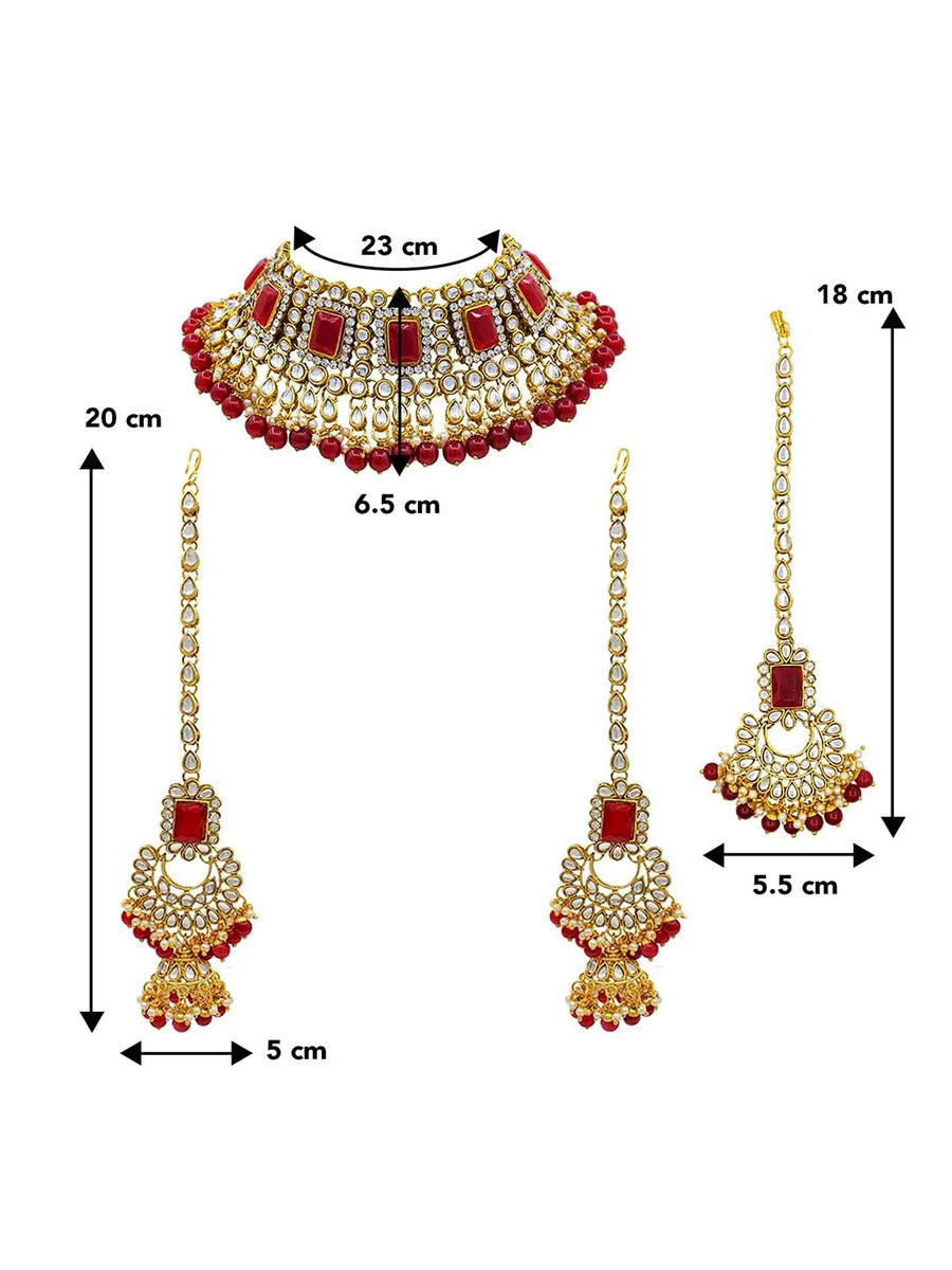 Elegant Pearl Choker Set Online | Classic & Stylish Designs – Peora