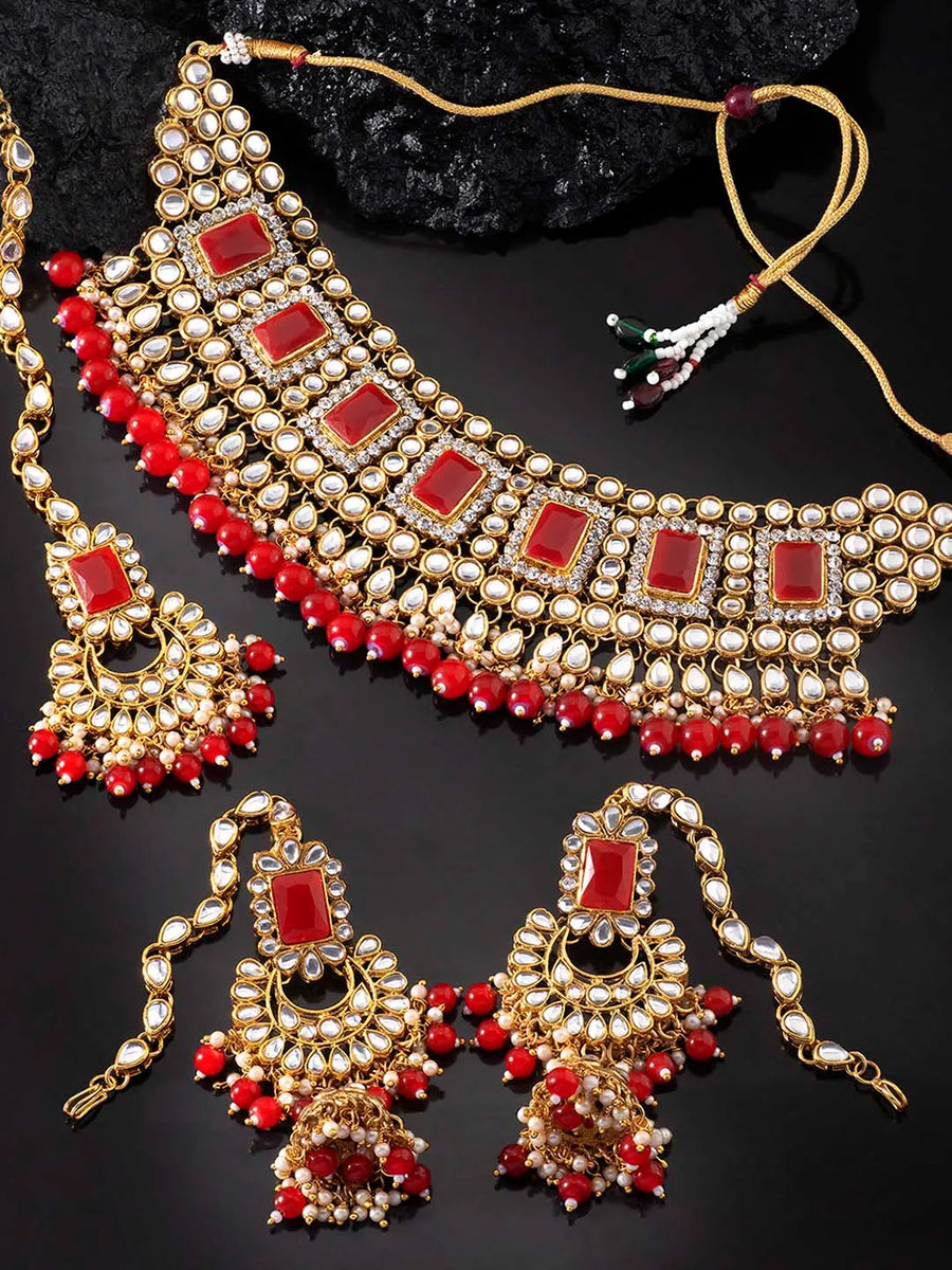 Elegant Pearl Choker Set Online | Classic & Stylish Designs – Peora