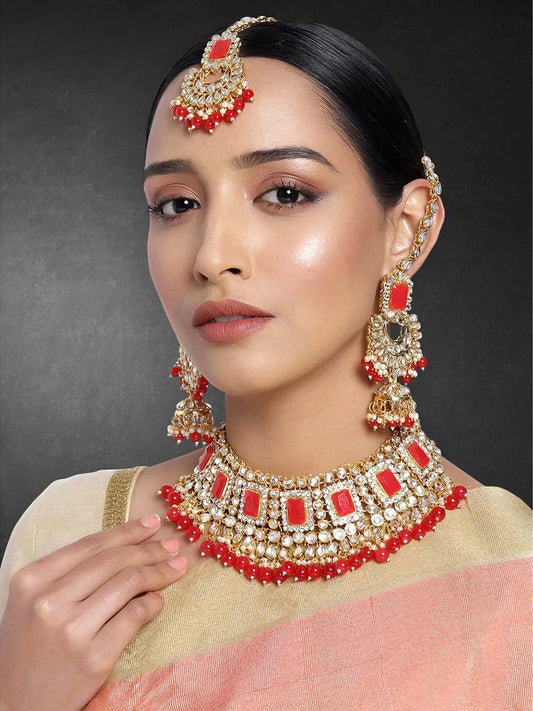 Elegant Pearl Choker Set Online | Classic & Stylish Designs – Peora