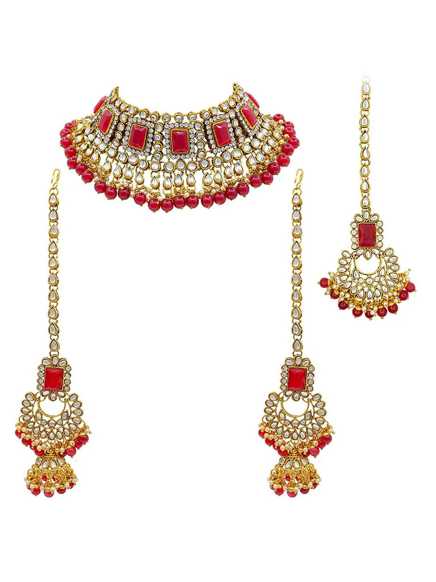 Elegant Pearl Choker Set Online | Classic & Stylish Designs – Peora