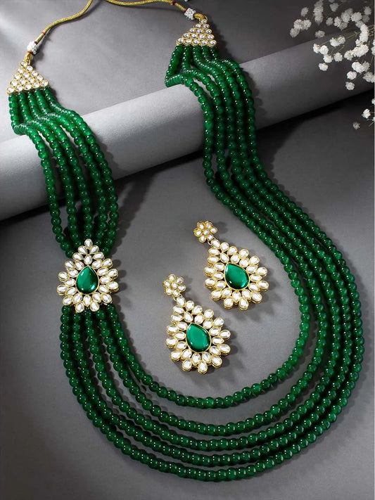 Kundan Faux Pearl Necklace Set – Heritage Fashion Jewellery by Peora

