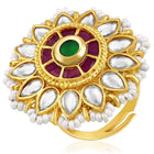 Flower Statement Ring | Bold Floral Design by Peora

