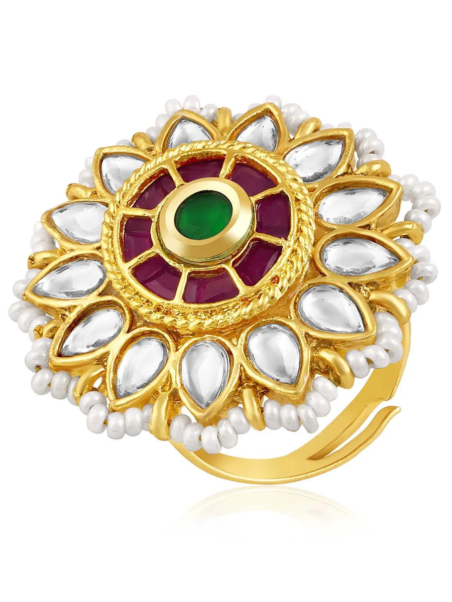 Flower Statement Ring | Bold Floral Design by Peora

