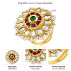 Flower Statement Ring | Bold Floral Design by Peora

