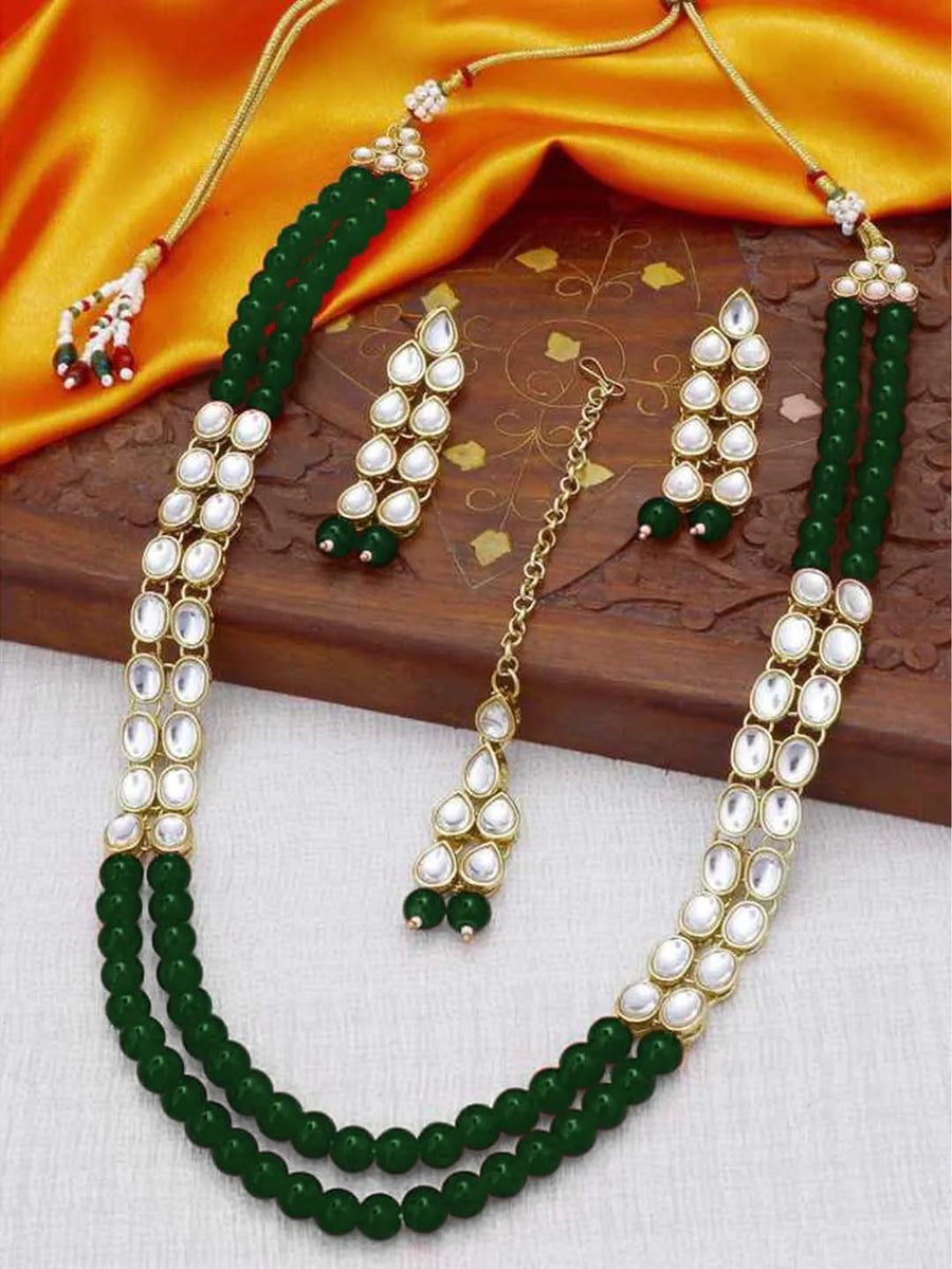 Royal Kundan Long Necklace Set