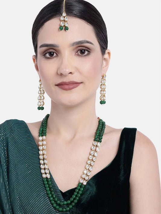 Royal Kundan Long Necklace Set
