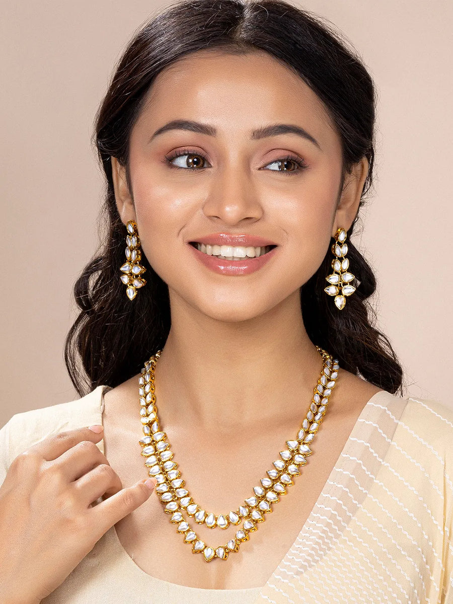 Long Necklace Set – Elegant Traditional Jewellery | Peora