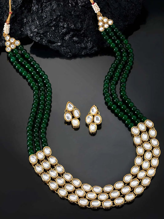 Long Necklace Set – Traditional & Elegant Jewellery | Peora