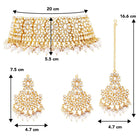 Ornamental Opulence Kundan Necklace Set