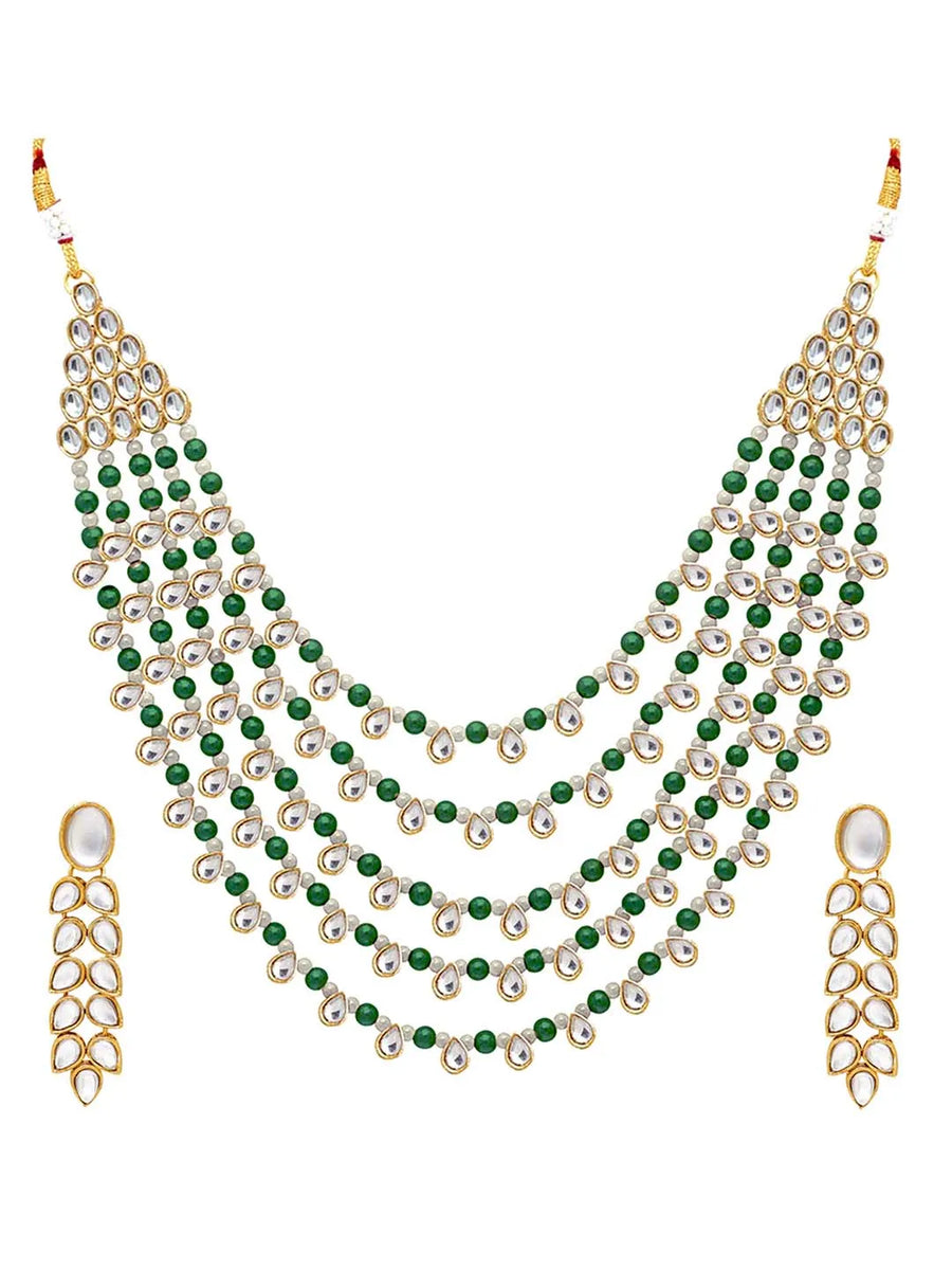 Kundan Faux Pearl Necklace Set – Royal Fashion Jewellery by Peora

